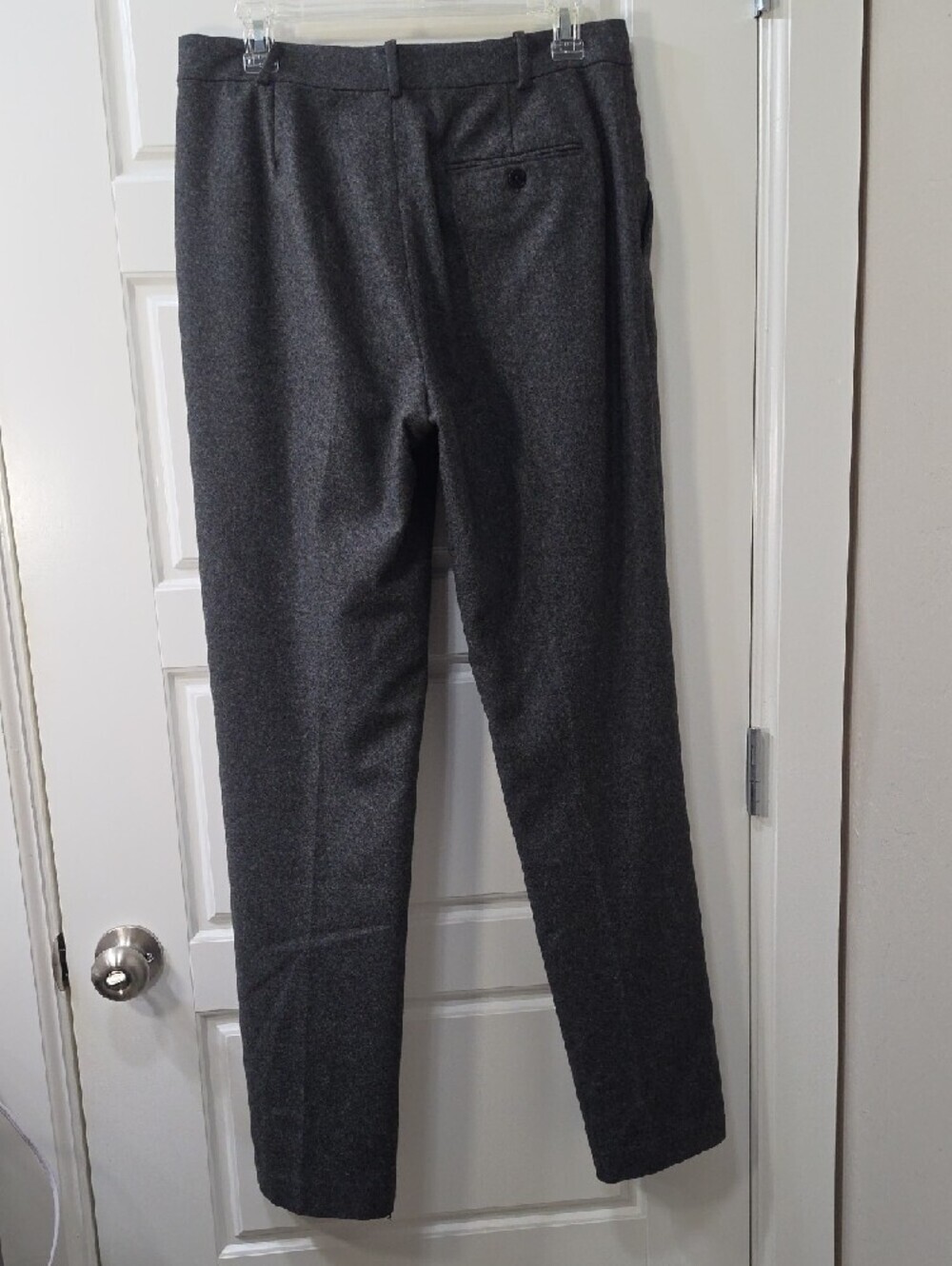 LAUREN Ralph Lauren Classic Women's Gray Wool Pants - Size 10 - Picture 5 of 6